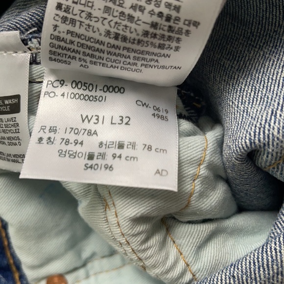 Levi’s Premium 501 ‘93 Straight Dark Stone Wash - Picture 12 of 15